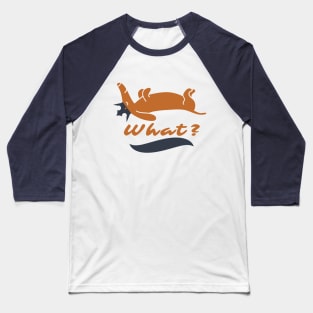 Dachshund king dog relaxing Baseball T-Shirt